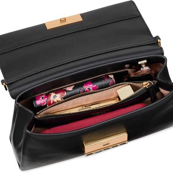 kate spade new york Grace Embellished Clutch, Black - Picture 4 of 9